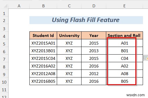 Cách chia chuỗi theo độ dài trong Excel (8 cách)