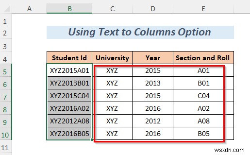 Cách chia chuỗi theo độ dài trong Excel (8 cách)