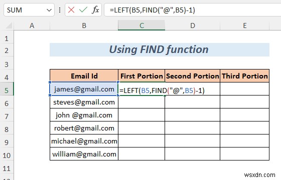 Cách chia chuỗi theo độ dài trong Excel (8 cách)