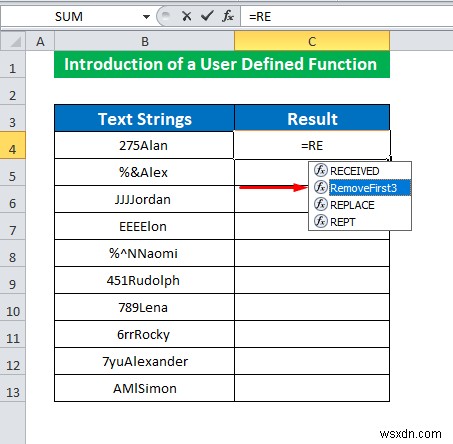 Cách xóa 3 ký tự đầu tiên trong Excel (4 phương pháp)