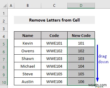 Cách xóa chữ cái khỏi ô trong Excel (10 phương pháp)