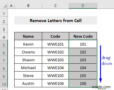 Cách xóa chữ cái khỏi ô trong Excel (10 phương pháp)