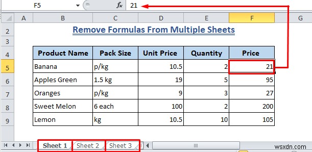 Cách xóa công thức trong Excel (7+ phương pháp)