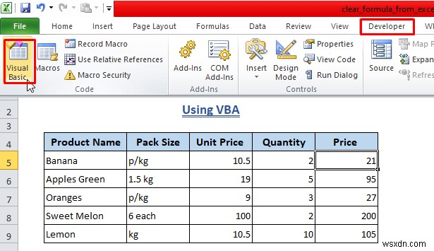 Cách xóa công thức trong Excel (7+ phương pháp)