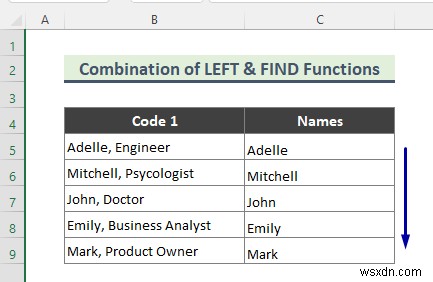 Cách xóa mọi thứ sau ký tự trong Excel (7 phương pháp)