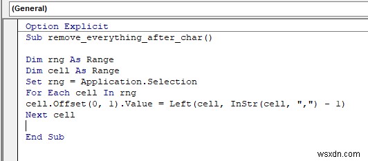 Cách xóa mọi thứ sau ký tự trong Excel (7 phương pháp)