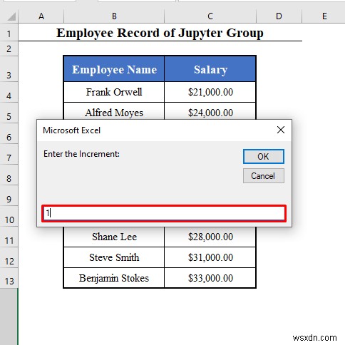 Dải VBA với số hàng biến trong Excel (4 Ví dụ)