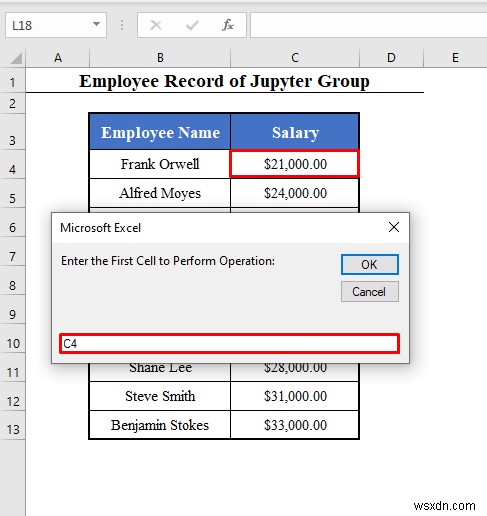 Dải VBA với số hàng biến trong Excel (4 Ví dụ)