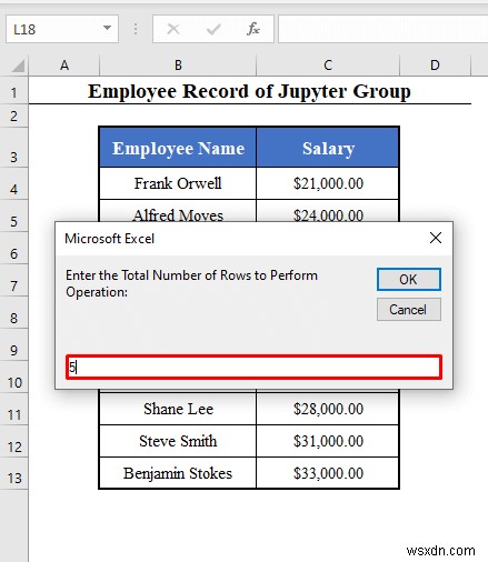 Dải VBA với số hàng biến trong Excel (4 Ví dụ)