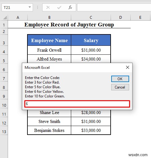 Dải VBA với số hàng biến trong Excel (4 Ví dụ)