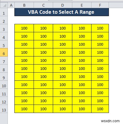 Cách áp dụng VBA để chọn cột (3 phương pháp)