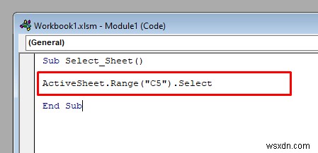 Cách chọn ô bằng VBA trong Excel (6 cách hữu ích)