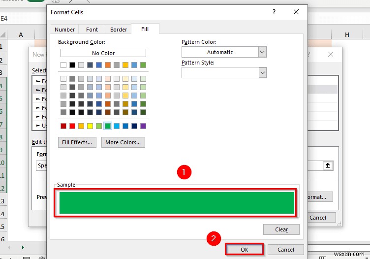 Cách tạo danh sách thả xuống trong Excel với màu (2 cách)