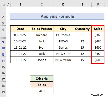 Bộ lọc nâng cao với phạm vi tiêu chí trong Excel (18 Ứng dụng)