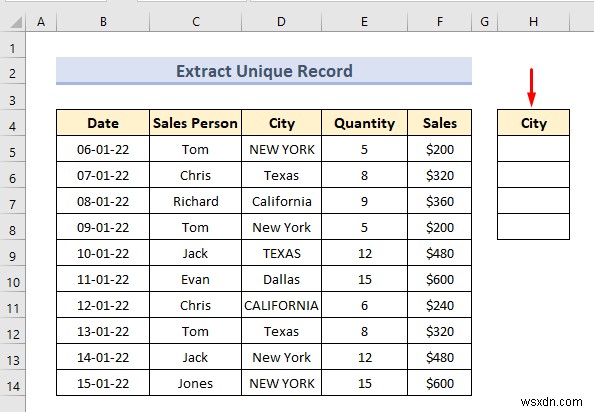 Bộ lọc nâng cao với phạm vi tiêu chí trong Excel (18 Ứng dụng)