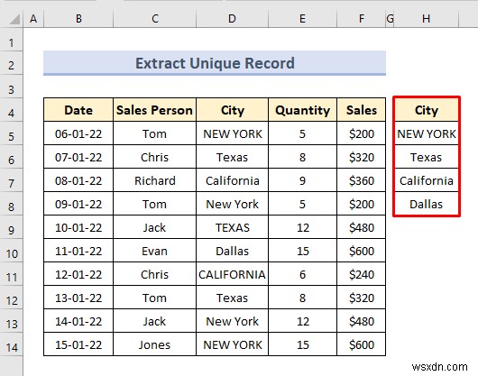 Bộ lọc nâng cao với phạm vi tiêu chí trong Excel (18 Ứng dụng)