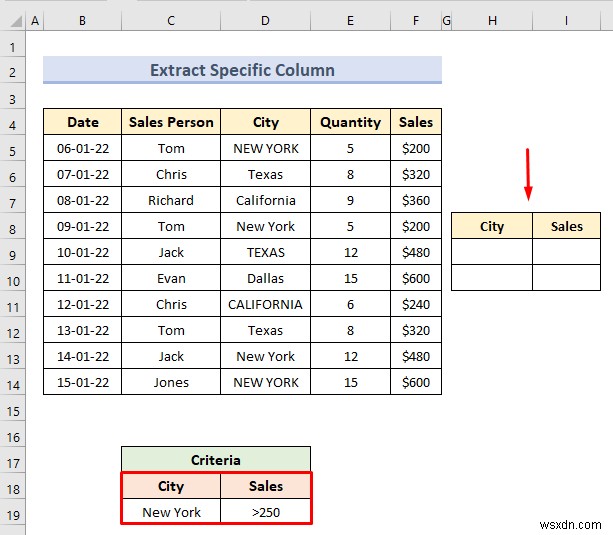 Bộ lọc nâng cao với phạm vi tiêu chí trong Excel (18 Ứng dụng)