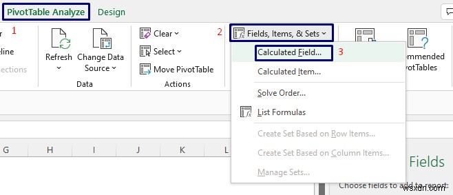 Cách tính giá trị trung bình có trọng số trong Excel Pivot Table