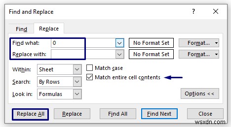 Cách xóa số 0 khỏi Excel (7 phương pháp)