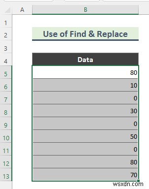 Cách xóa số 0 khỏi Excel (7 phương pháp)