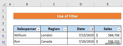 Cách lọc theo ngày trong Excel (4 phương pháp nhanh)