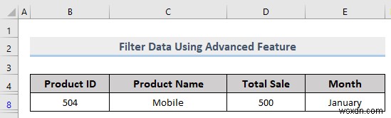 Cách thực hiện bộ lọc tùy chỉnh trong Excel (5 cách)