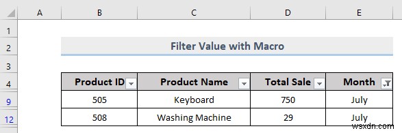 Cách thực hiện bộ lọc tùy chỉnh trong Excel (5 cách)