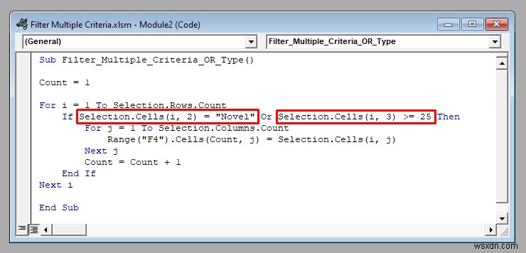 Lọc nhiều tiêu chí trong Excel với VBA (Cả loại AND và OR)