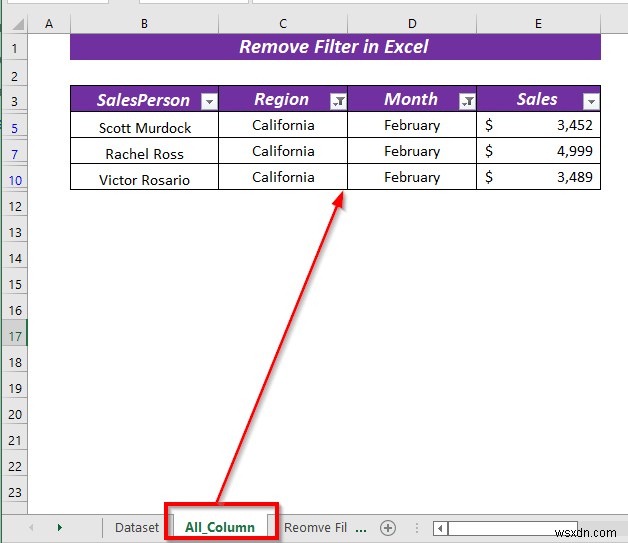 Cách xóa bộ lọc trong Excel (5 cách dễ dàng và nhanh chóng)