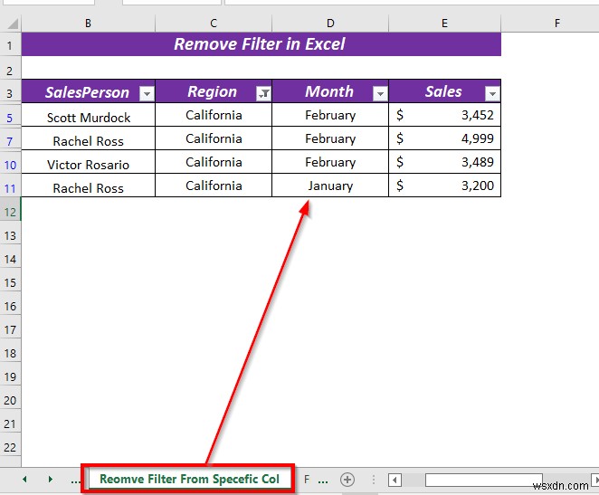 Cách xóa bộ lọc trong Excel (5 cách dễ dàng và nhanh chóng)