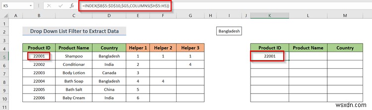 Cách tạo danh sách thả xuống với bộ lọc trong Excel (7 phương pháp)