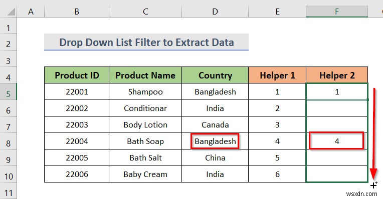 Cách tạo danh sách thả xuống với bộ lọc trong Excel (7 phương pháp)