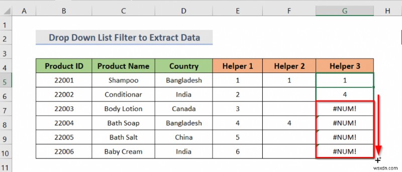 Cách tạo danh sách thả xuống với bộ lọc trong Excel (7 phương pháp)