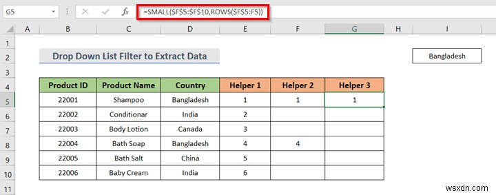 Cách tạo danh sách thả xuống với bộ lọc trong Excel (7 phương pháp)