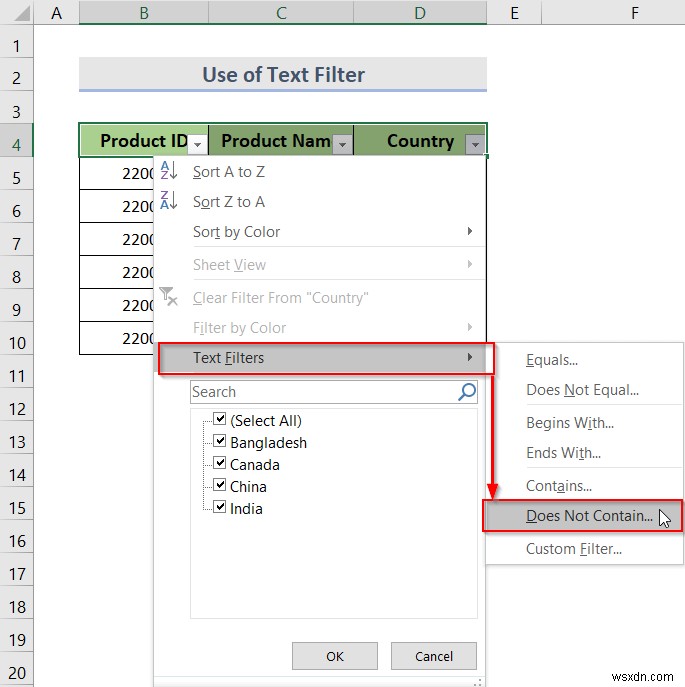 Cách tạo danh sách thả xuống với bộ lọc trong Excel (7 phương pháp)