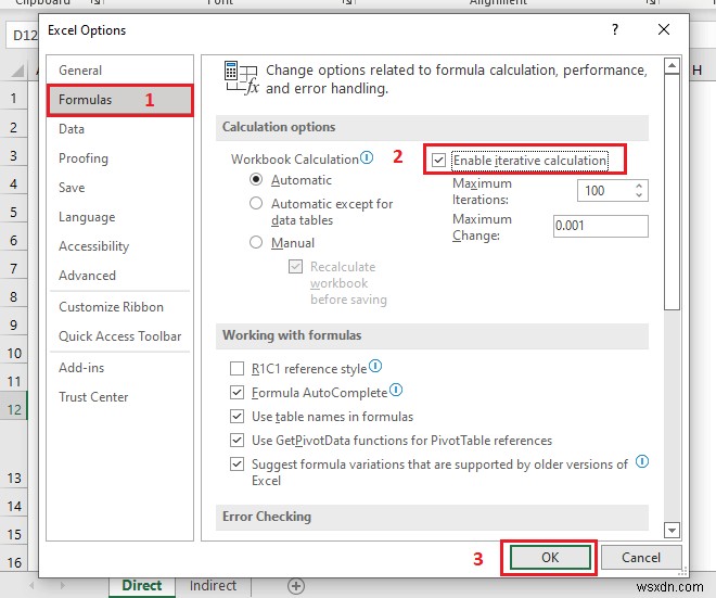 Tham chiếu vòng trong Excel là gì?