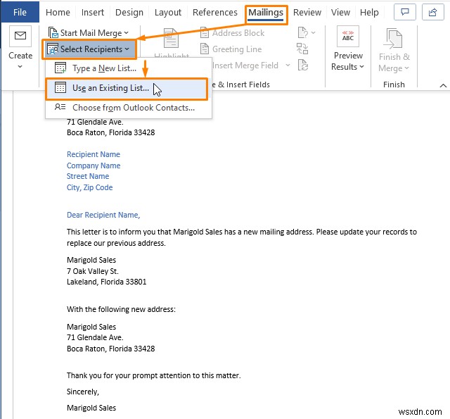 Tạo danh sách gửi thư trong Excel (2 phương pháp)