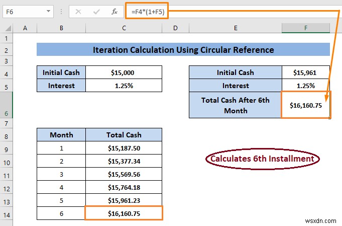 Cách cho phép tham chiếu hình tròn trong Excel (Với 2 cách sử dụng phù hợp)