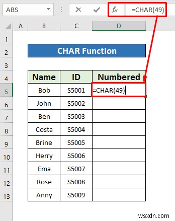 Cách tạo danh sách được đánh số trong Excel (8 phương pháp)