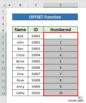 Cách tạo danh sách được đánh số trong Excel (8 phương pháp)