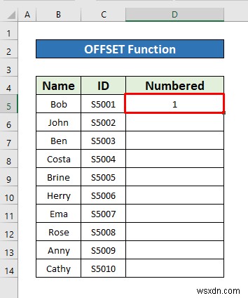 Cách tạo danh sách được đánh số trong Excel (8 phương pháp)