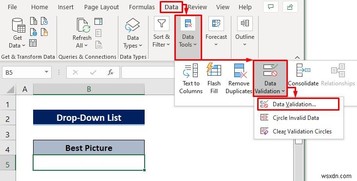 Cách tạo danh sách trong ô trong Excel (3 phương pháp nhanh)