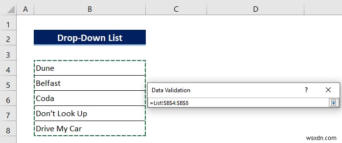 Cách tạo danh sách trong ô trong Excel (3 phương pháp nhanh)