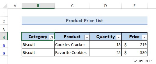 Cách thêm bộ lọc trong Excel (4 phương pháp)