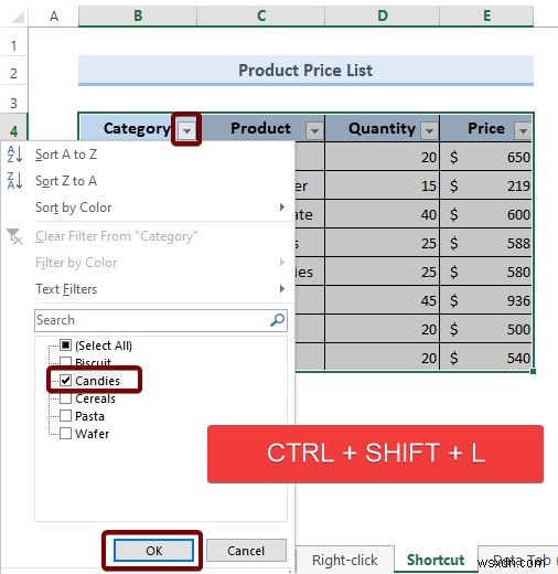 Cách thêm bộ lọc trong Excel (4 phương pháp)