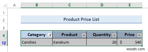 Cách thêm bộ lọc trong Excel (4 phương pháp)