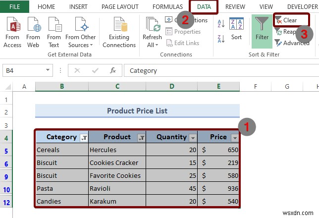 Cách thêm bộ lọc trong Excel (4 phương pháp)