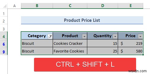 Cách thêm bộ lọc trong Excel (4 phương pháp)