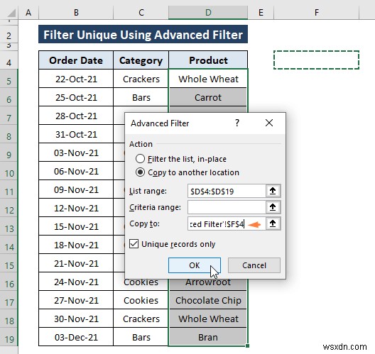 Cách lọc các giá trị duy nhất trong Excel (8 cách dễ dàng)