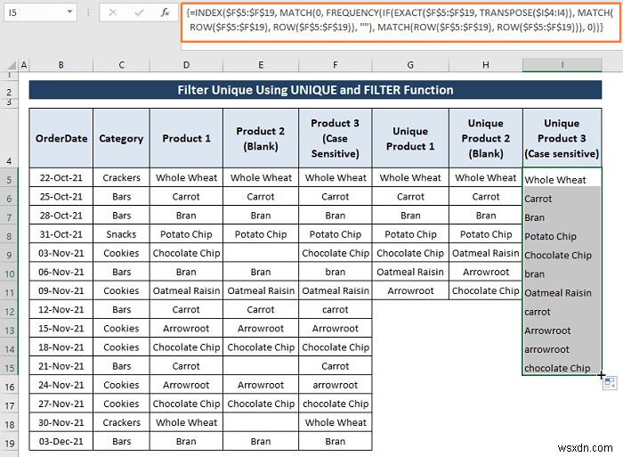 Cách lọc các giá trị duy nhất trong Excel (8 cách dễ dàng)